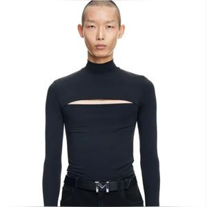 Mugler x H&M Mens Long Sleeve with Cutouts
